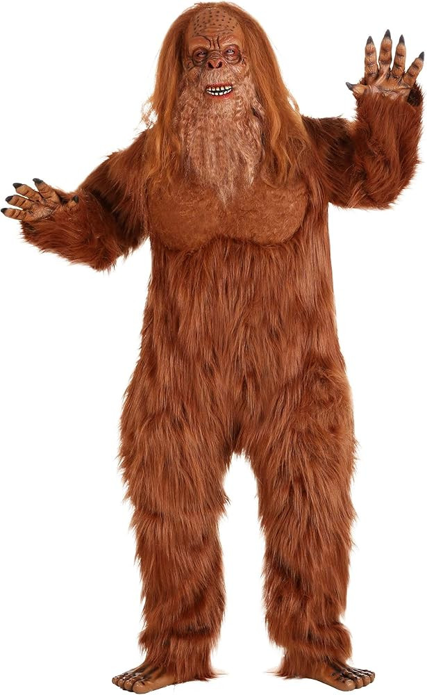 Adult Jack Links Sasquatch Halloween Costume | Bigfoot Mascot Complete Outfit | Officially Licens... | Amazon (US)