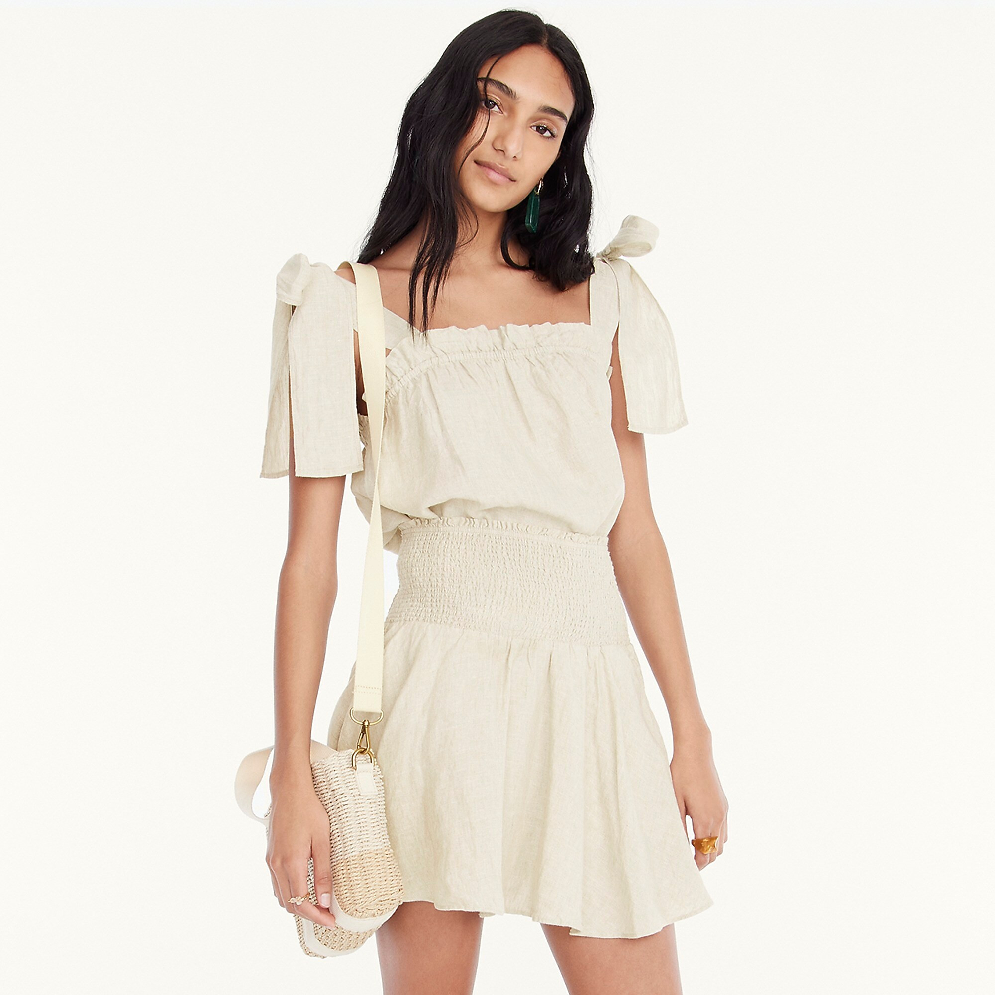 Tie-shoulder linen tankItem BG325 
 
 
 
 
 There are no reviews for this product.Be the first to... | J. Crew US