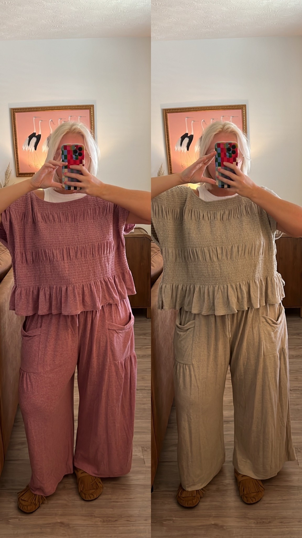 Wearing a XL, should have done a large but I think it will shrink once washed  