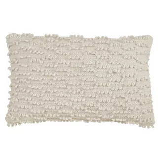 Down Filled Nubby Pillow - Saro Lifestyle | Target