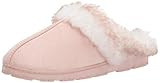 Jessica Simpson Women's Faux Fur Clog - Comfy Furry Soft Indoor House Slippers with Memory Foam, Pin | Amazon (US)