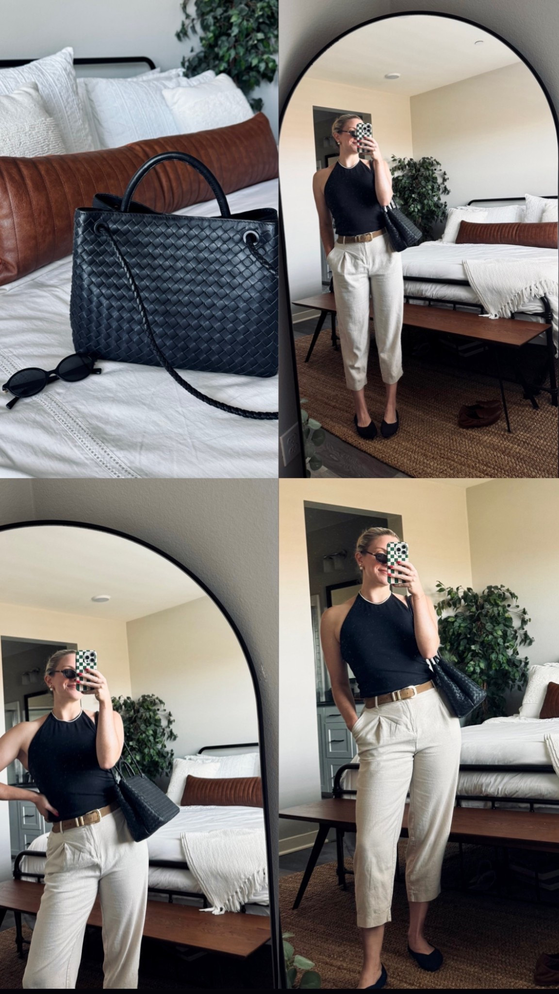 elevated casual work outfit 🤍 •• especially in love with this italian leather quince woven bag 🥹

#LTKItBag #LTKStyleTip #LTKWorkwear