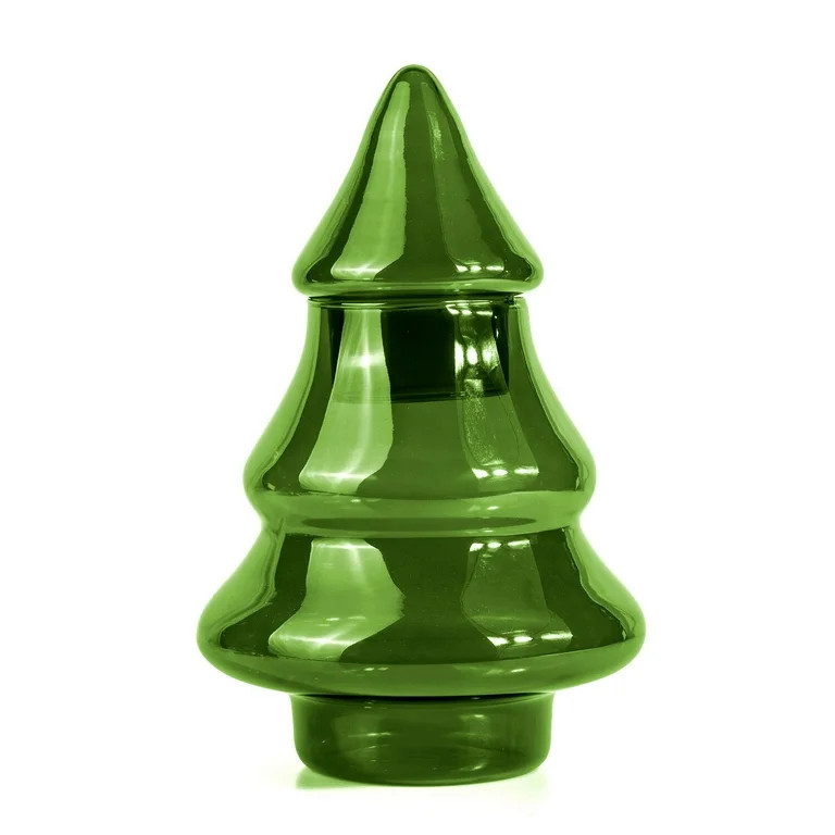 STP Goods  Glass Centerpiece Tabletop Christmas Tree - 10.24" Green | Walmart (US)