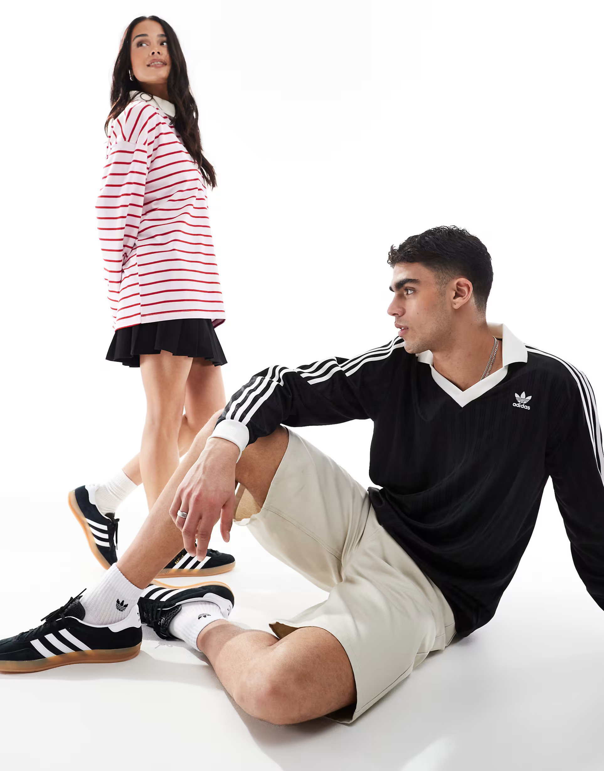 adidas Originals Gazelle Indoor trainers in black | ASOS (Global)
