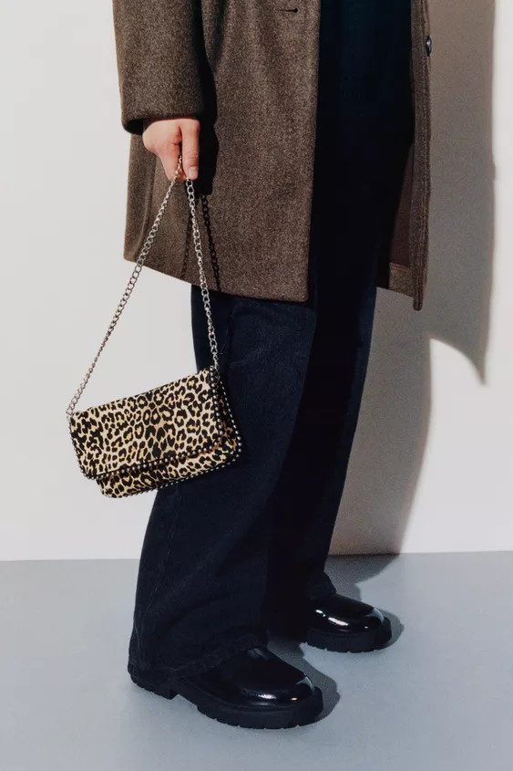 ANIMAL PRINT CROSSBODY BAG | Zara US