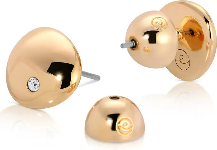Polished Pebble Cubic Zirconia Stud Earrings | Nordstrom