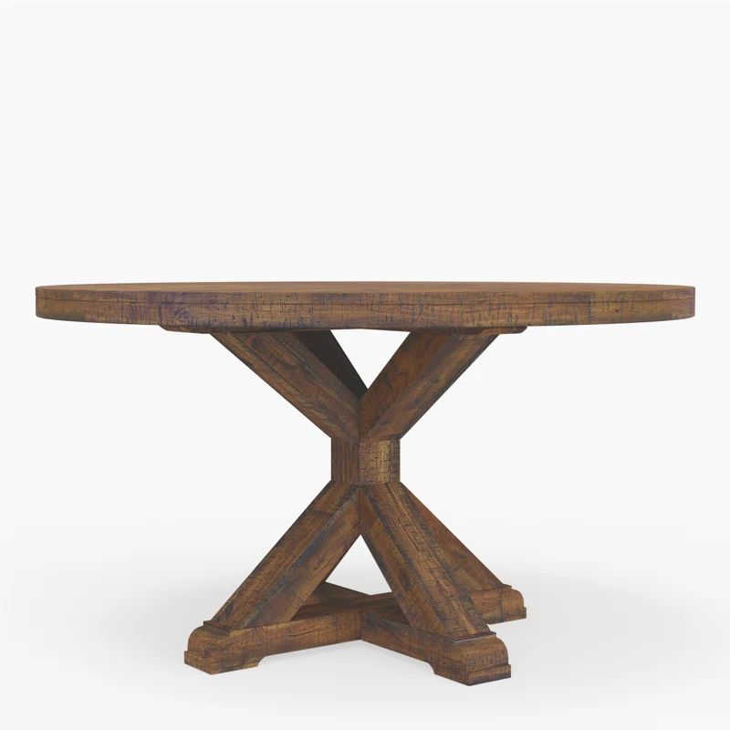 Bianca Round Solid Wood Dining Table | Wayfair North America