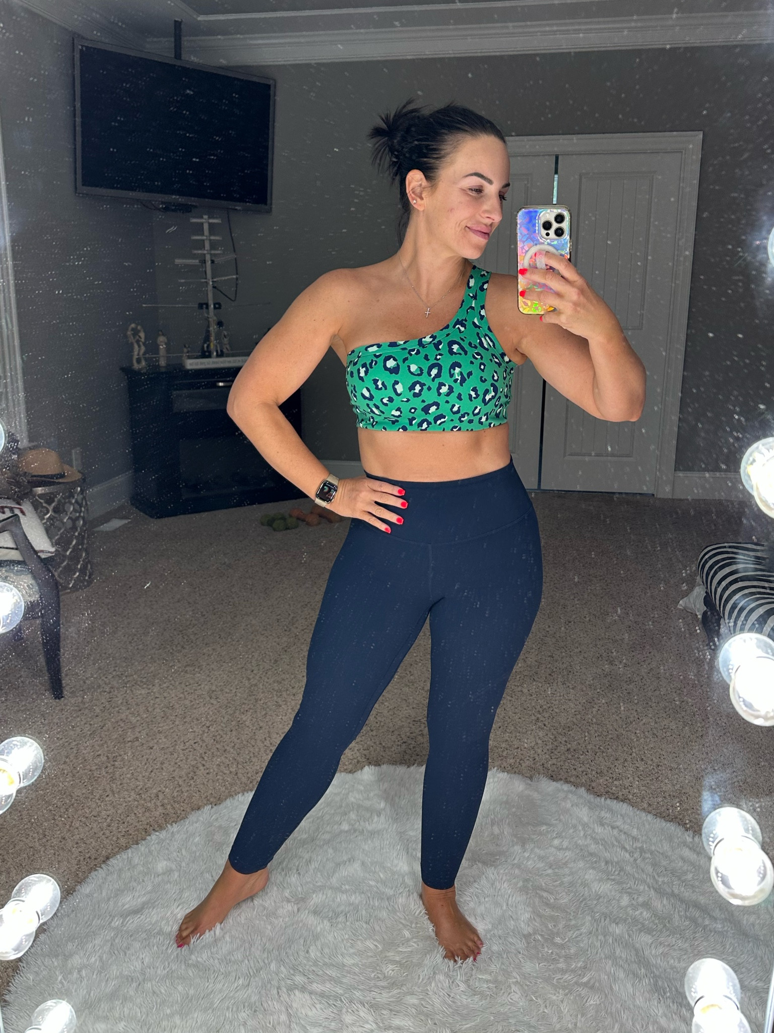 The perfect one shoulder sports bra. Wearing a medium  

#LTKunder50 #LTKstyletip #LTKfit