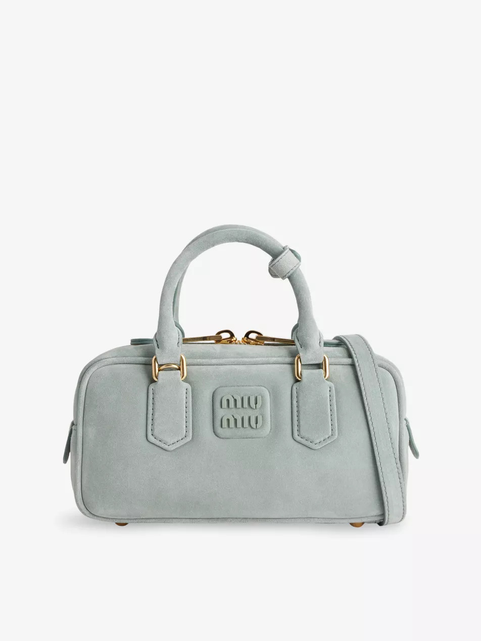 Arcadie Suede Top Handle Bag | Selfridges