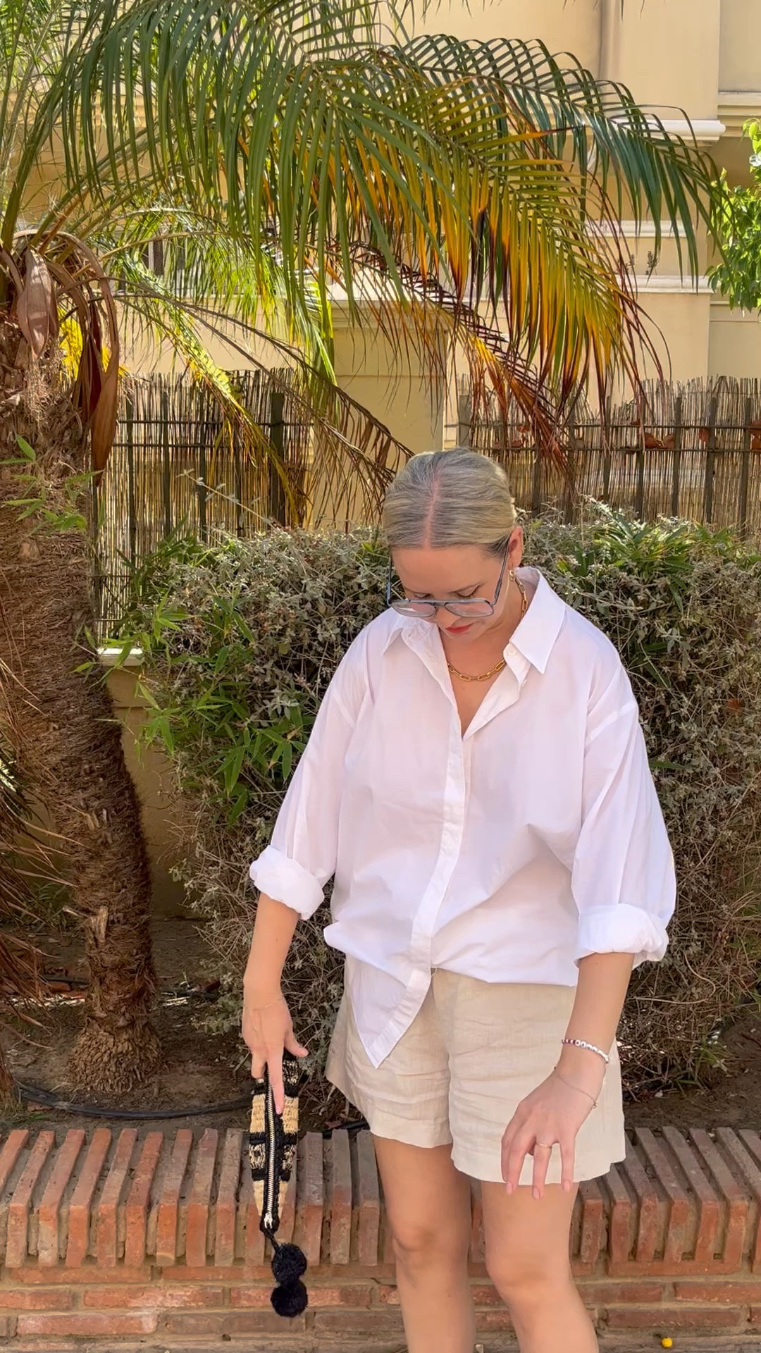 White Cotton Shirt, Boden, Linen Shorts, ARKET, Trekky Canvas Sandals, The Outnet, OFFICE

#LTKstyletip #LTKeurope #LTKSeasonal