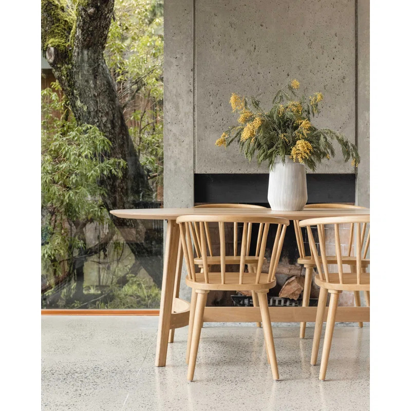 Signa Solid Oak Dining Table | Wayfair North America