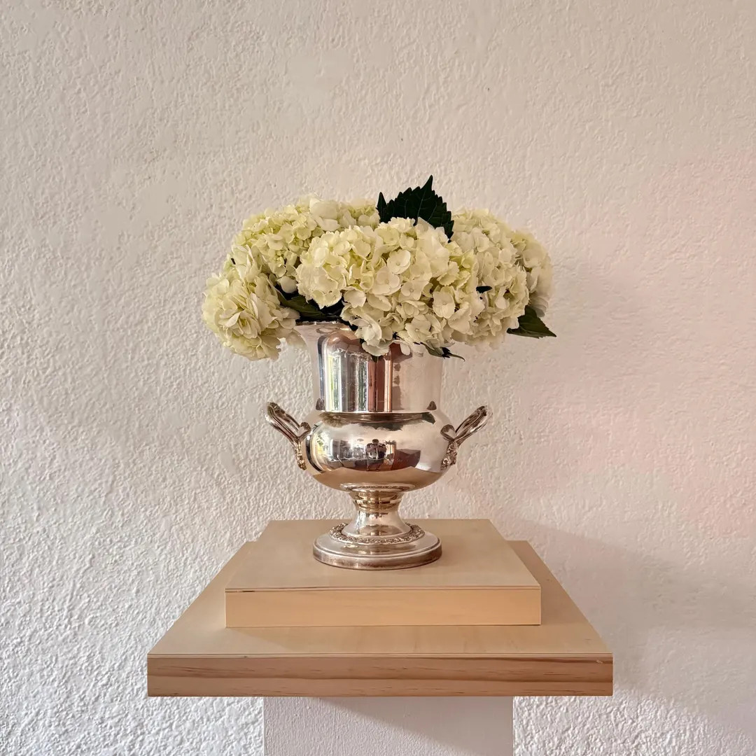 Vintage Silver Ice Bucket / Flower Urn - Etsy | Etsy (US)