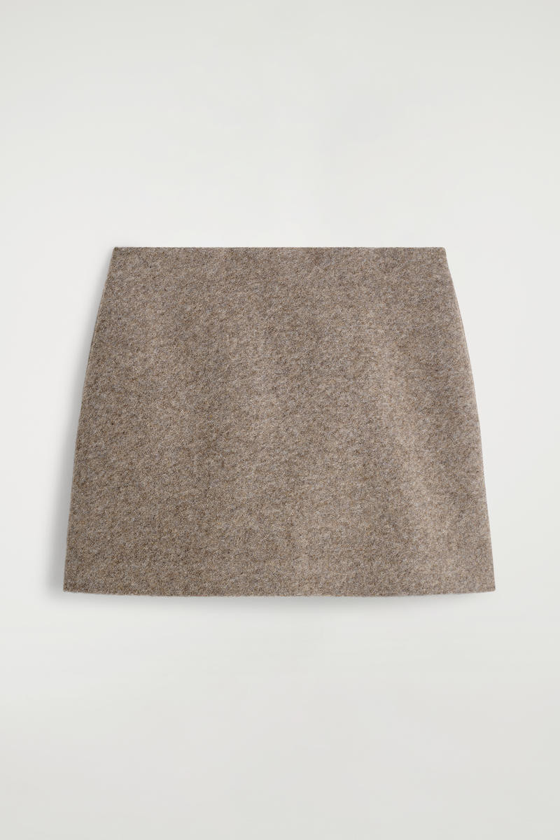 Boiled Wool-Blend Mini Skirt | COS (US)