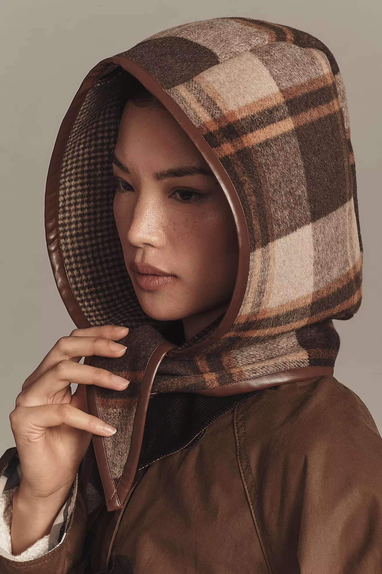 By Anthropologie Plaid Hood | Anthropologie (US)