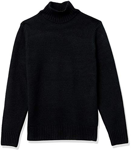 Amazon Essentials Men's Long-Sleeve Soft Touch Turtleneck Sweater, Black, Large | Amazon (US)