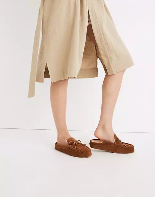 Suede Moccasin Scuff Slippers | Madewell