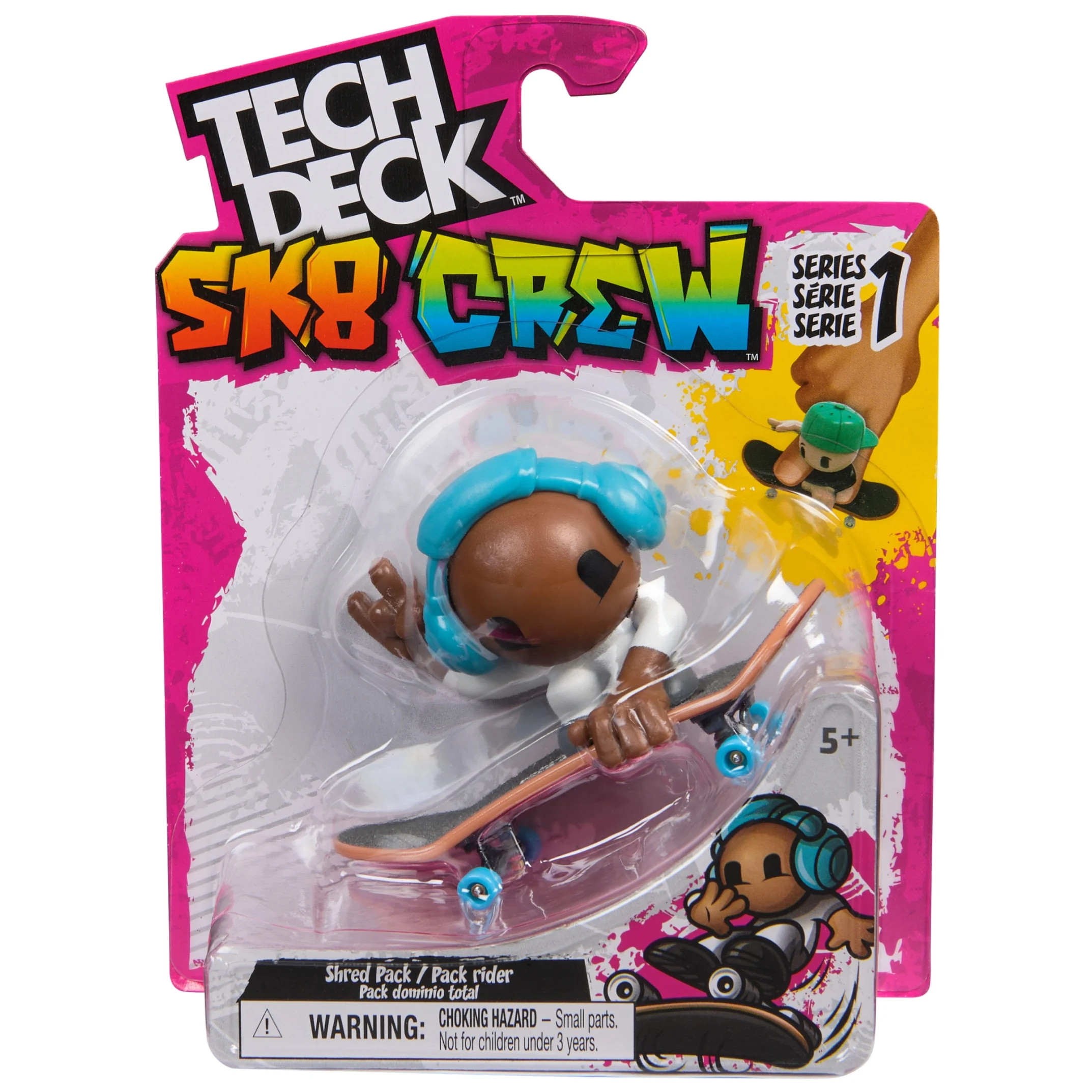 Tech Deck Sk8 Crew, Fingerboard with Collectible Figure, for Ages 5 and up (Styles May Vary) | Walmart (US)