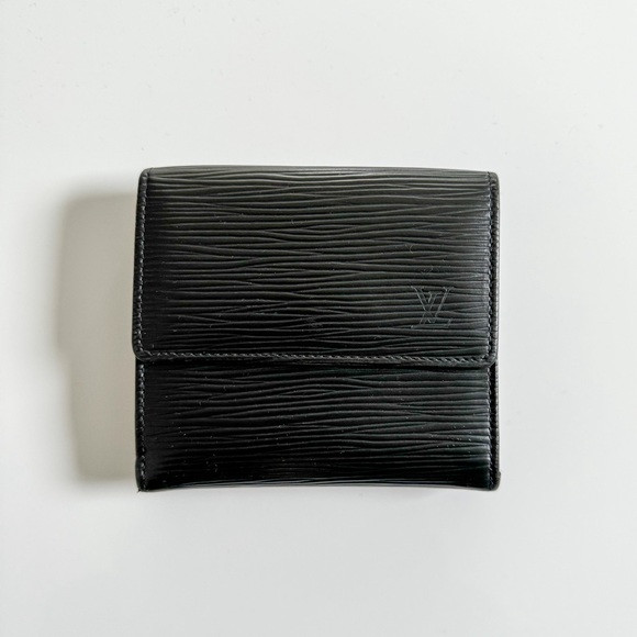 Louis Vuitton Blacn Epi Leather Small Wallet | Poshmark