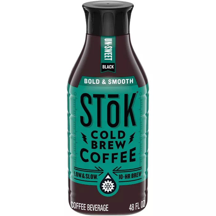SToK Black Unsweetened Cold Brew Coffee - 48 fl oz Bottle | Target