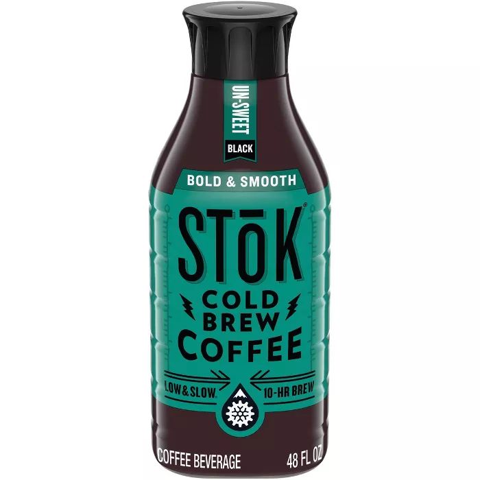 SToK Black Unsweetened Cold Brew Coffee - 48 fl oz Bottle | Target