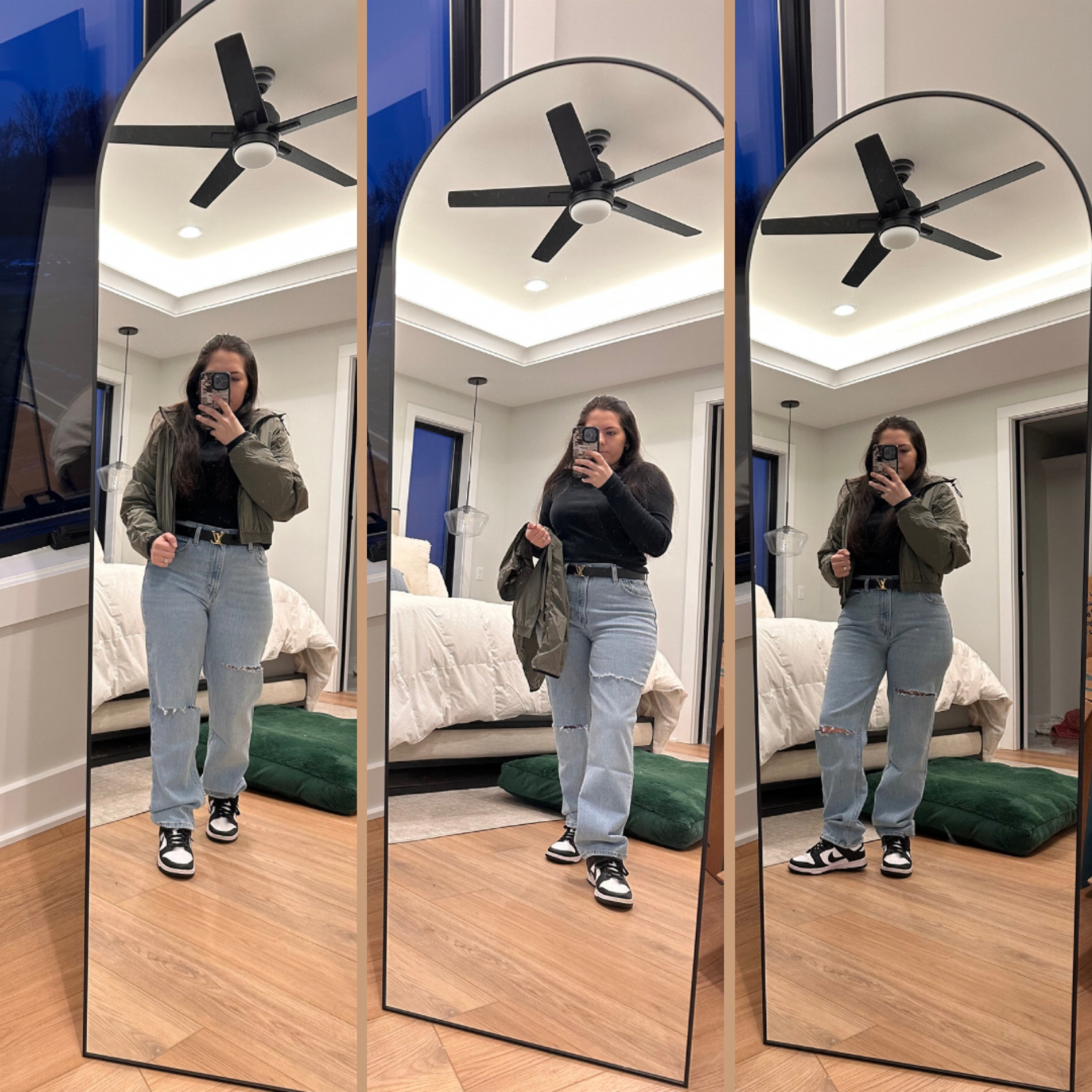 Outfit of the day. The pants and green coat are both from Abercrombie and Fitch. I’m a size 28 petite in the pants and a small in the jacket. The black long sleeve is from American Eagle size medium. I have a short torso so it doesn’t crop me too much! 


Abercrombie and fitch, sale finds, mid 20s outfit inspo, spring outfit, airport outfit, comfy outfit 

#LTKstyletip #LTKSpringSale #LTKsalealert