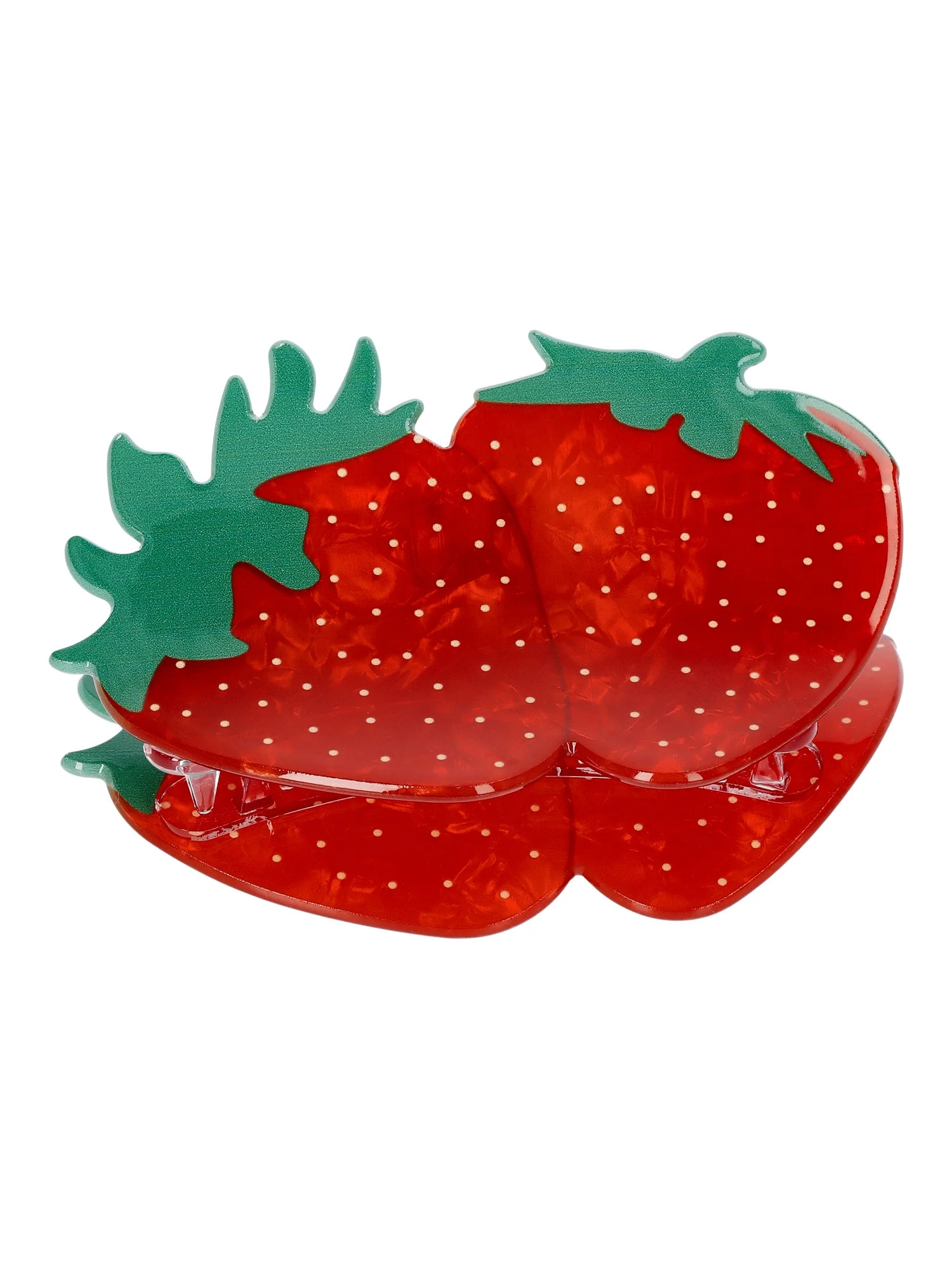 No Boundaries Strawberry Hair Claw Clip, Women's | Walmart (US)