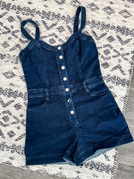 Pretty sure I will be living in this cute little denim romper this summer. Style it with some cute sneakers or sandals. 

Romper • Denim Romper • Denim • Spring Fashion • Summer Style • Date Night Outfit 

#denimromper #springfashion #datenightoutfit

#LTKstyletip #LTKfindsunder100