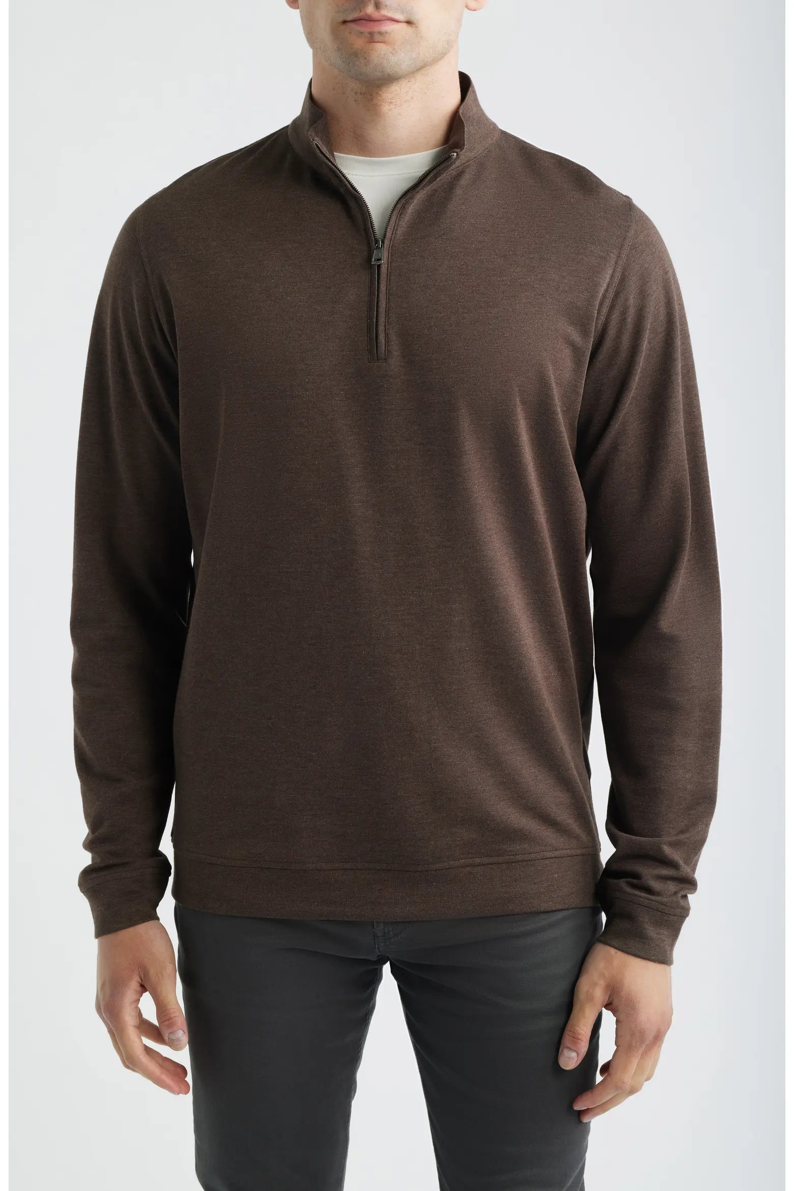 Peter Millar Comfort Interlock Organic Cotton Blend Quarter Zip Pullover (Men) | Nordstrom | Nordstrom