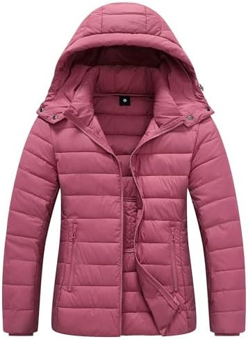 Women's Winter Coat Lightweight Waterproof Puffer Jacket - Quilted Short Down Coat for Women, War... | Amazon (US)