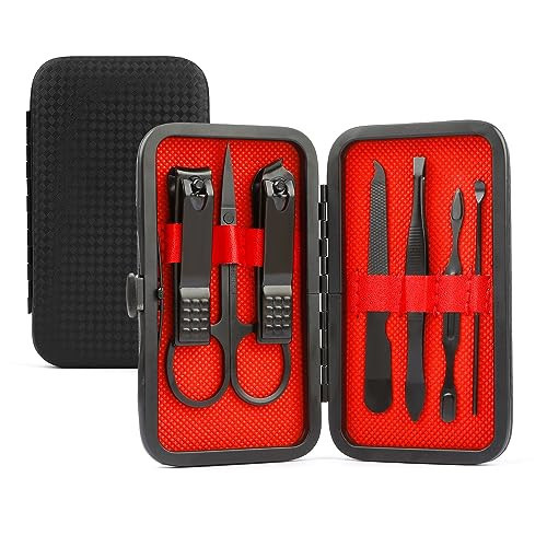 Manicure Set, Stocking Stuffer for Men, Nail Clipper Kit, Nail Clipper Set, Nail Care Kit, 8 In 1 Manicure Kit Grooming Kit Stainless Steel Facial Pedicure Care Tool, Christmas Gifts for Men Dad Teens | Amazon (US)