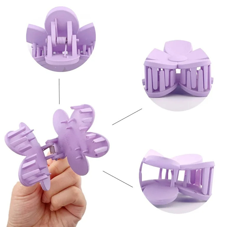 Casewin 8 PCS Large Flower Hair Clips Cute Flower Clips for Hair Accessories Hair Claw Clips Flow... | Walmart (US)