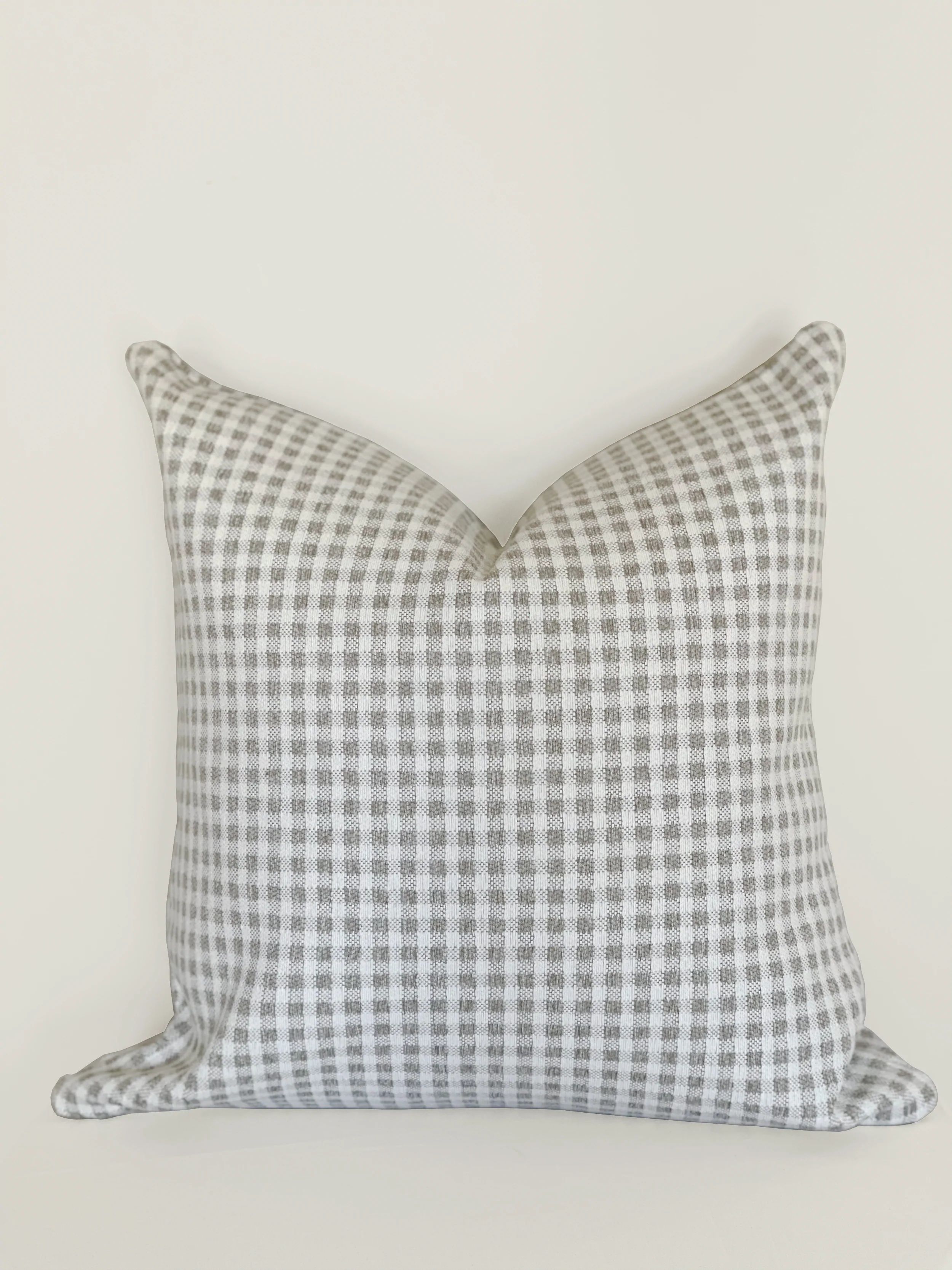 Little Gingham Woven Lumbar & Square Pillows | Handcrafted in Knoxville, TN | Cielle Home