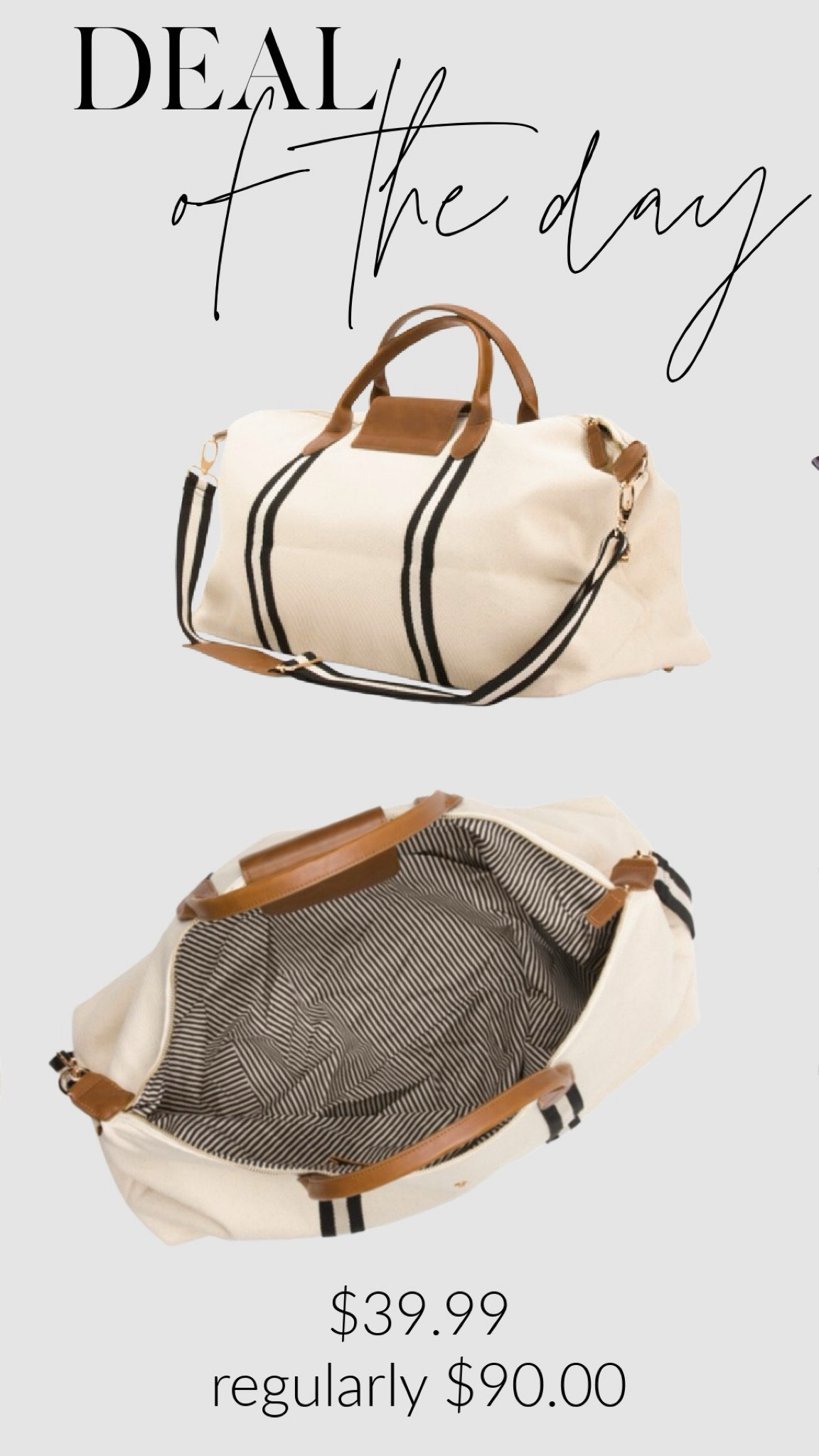 Travel in style with the Brouk & Co. Original Duffle Bag! 🧳 Normally $90, it’s now just $39.99. Perfect for weekend getaways or gym trips—don’t miss this deal! #TravelEssentials #LTKFinds

#LTKItBag #LTKActive #LTKFindsUnder50