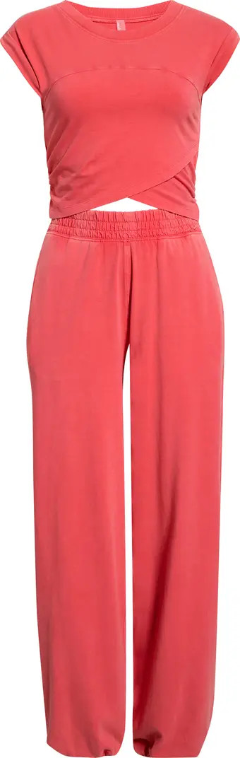 FP Movement Hot Shot Crossover T-Shirt & Joggers Set | Nordstrom