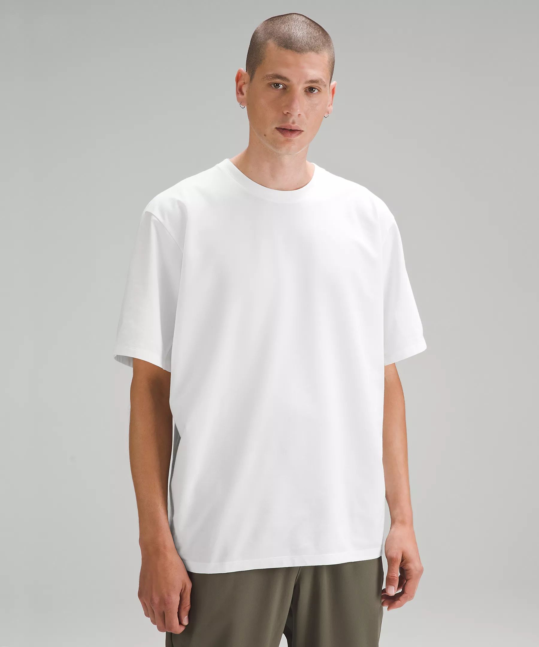 Pique Oversized-Fit T-Shirt | Men's Short Sleeve Shirts & Tee's | lululemon | Lululemon (US)