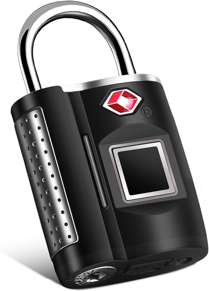 Fingerprint Lock, TSA Approved Smart Digital Locker Lock for Gym, Luggage, Travel, House Door, Su... | Amazon (US)