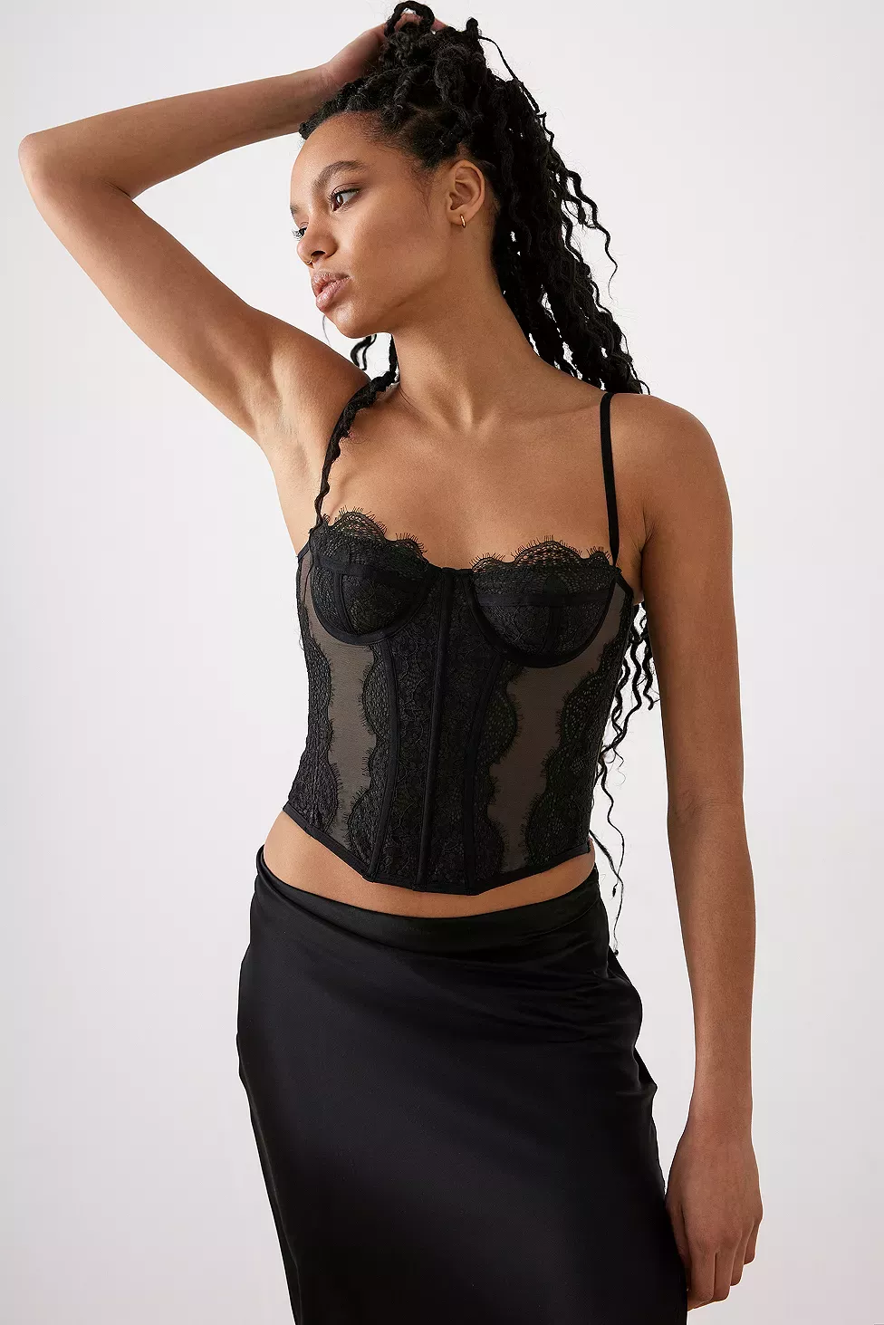 Urban Outfitters Green Modern Love Corset