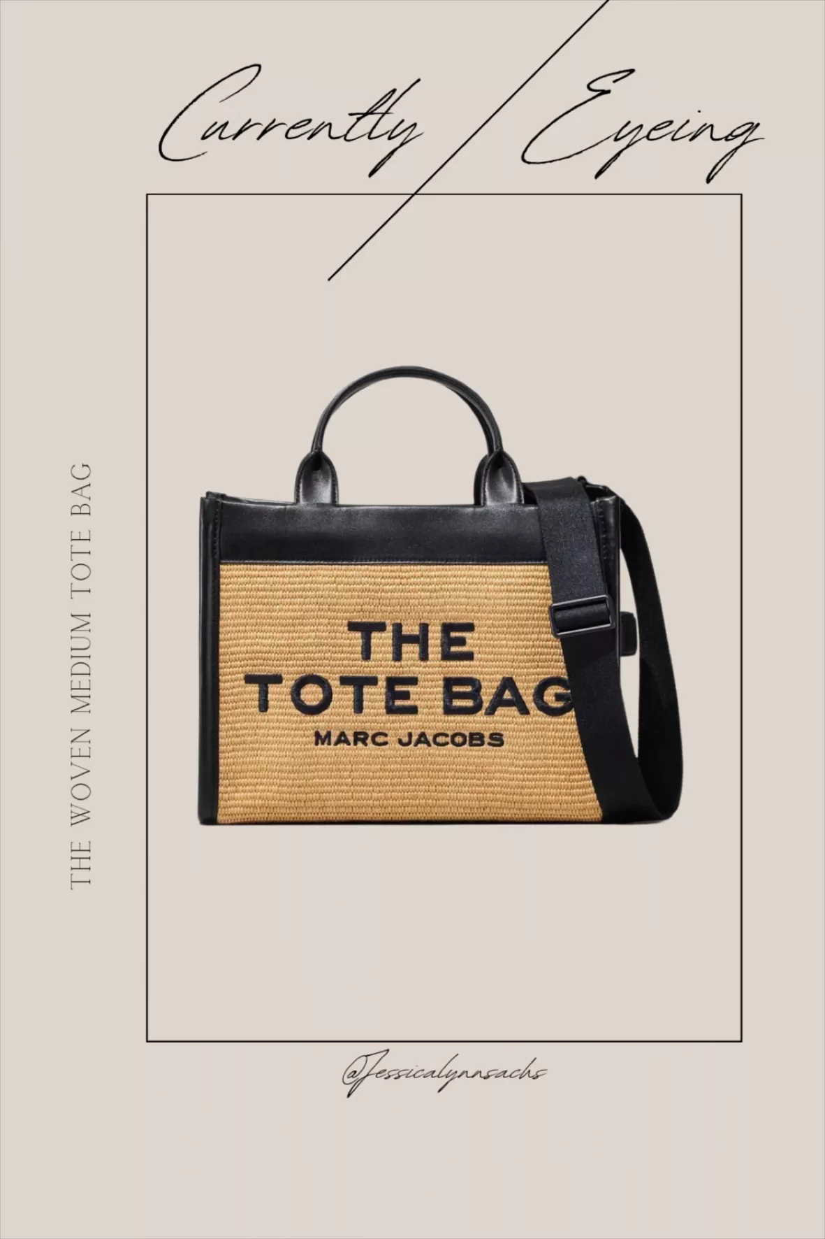 The Leather Medium Tote Bag curated on LTK