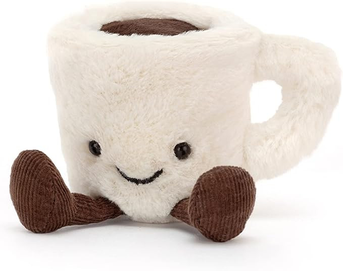 Jellycat Amuseables Espresso Cup Coffee Stuffed Toy, 4 inches - Drink Plush - Fun Gift Idea | Amazon (US)