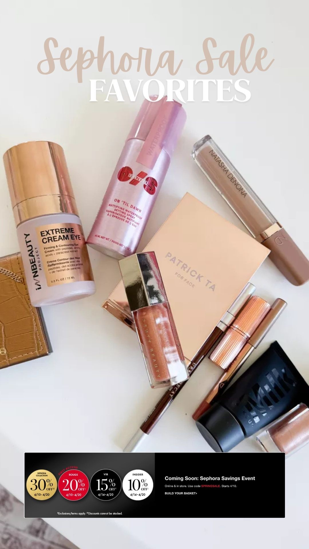 My top pics for the Sephora sale that’s happening now! Now is the time to treat yourself and refresh your make up kit or grab a gift for the beauty-loving mama in your life for tMother’s Day! 💖🌸✨

#LTKselfcare #LTKSaleAlert #LTKBeauty