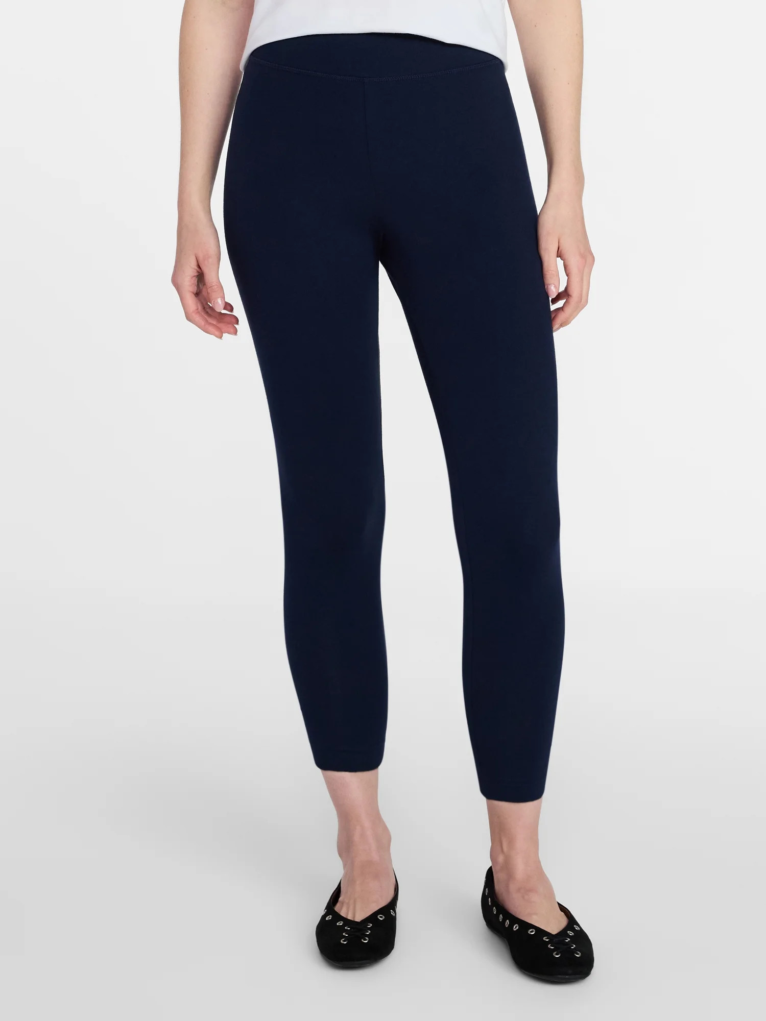 Time and Tru Women's Capri Leggings, XS-XXXL | Walmart (US)