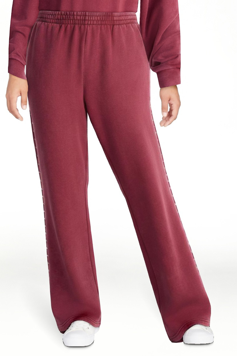 No Boundaries Mineral Wash Studded Sweatpants, 31" Inseam, Women's XXS-XXL | Walmart (US)