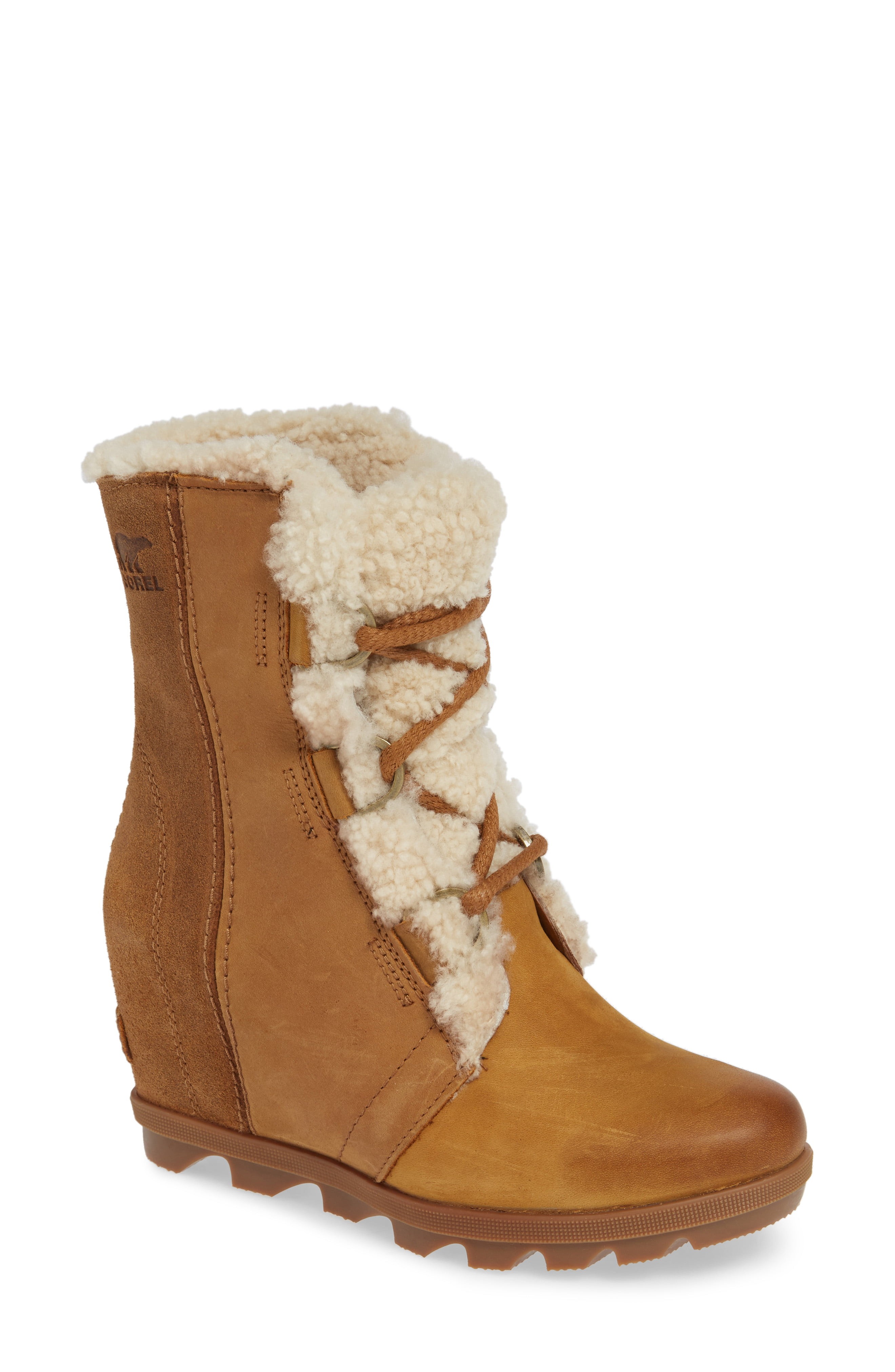 SOREL Joan of Arctic Wedge II Genuine Shearling Bootie (Women) | Nordstrom