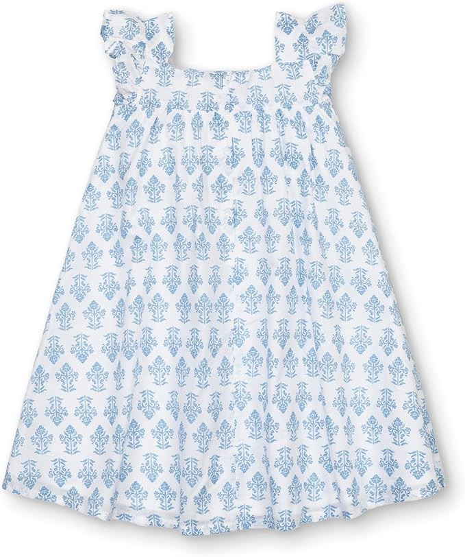 Hope & Henry Girls' Flutter Sleeve Fit and Flare Dress | Amazon (US)