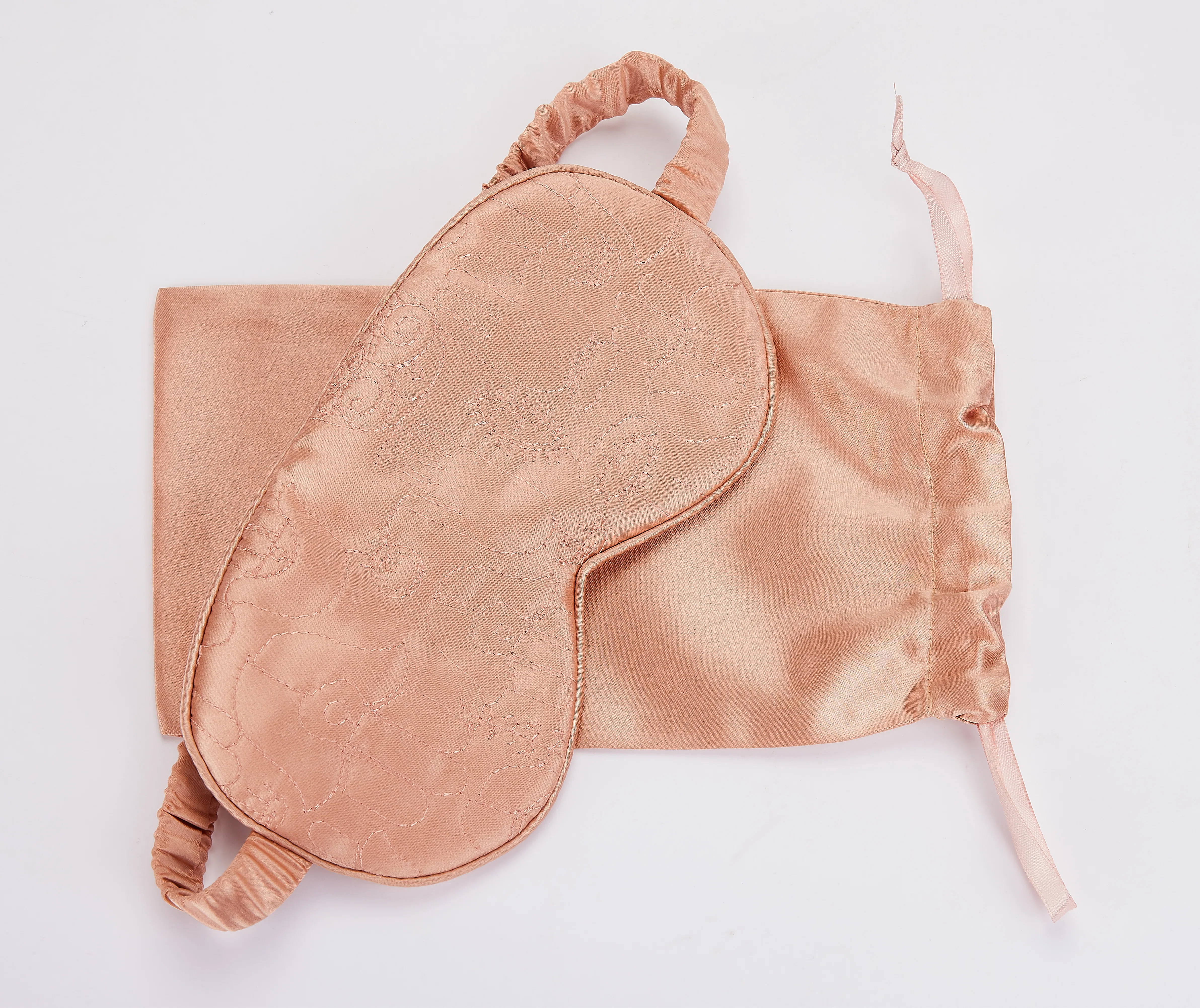 Hamsa Embroidered Quilted Silk Eye Mask | Wayfair North America
