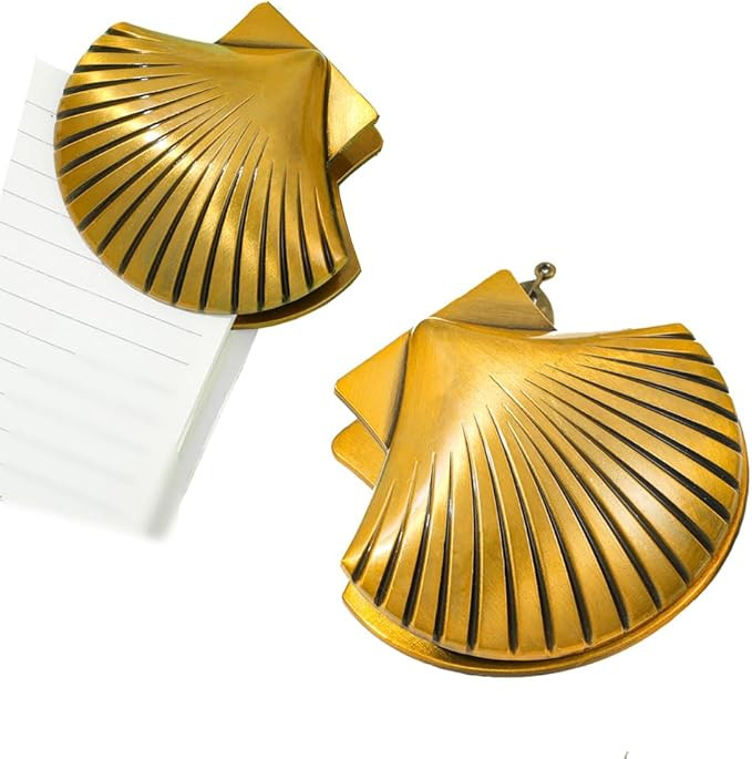 Large Shell Binder Clips, Metal Planner Clips, Journal Clips to Hold Journal Open, Ideal for Writ... | Amazon (US)