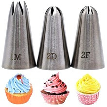 3pcs Stainless Steel Piping Tip | SHEIN