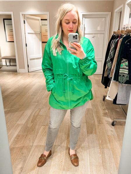 This anorak is in the most beautiful green color. Comes in a creamy white too. 
Outerwear / Loft / HOC Spring 
  

#LTKSeasonal