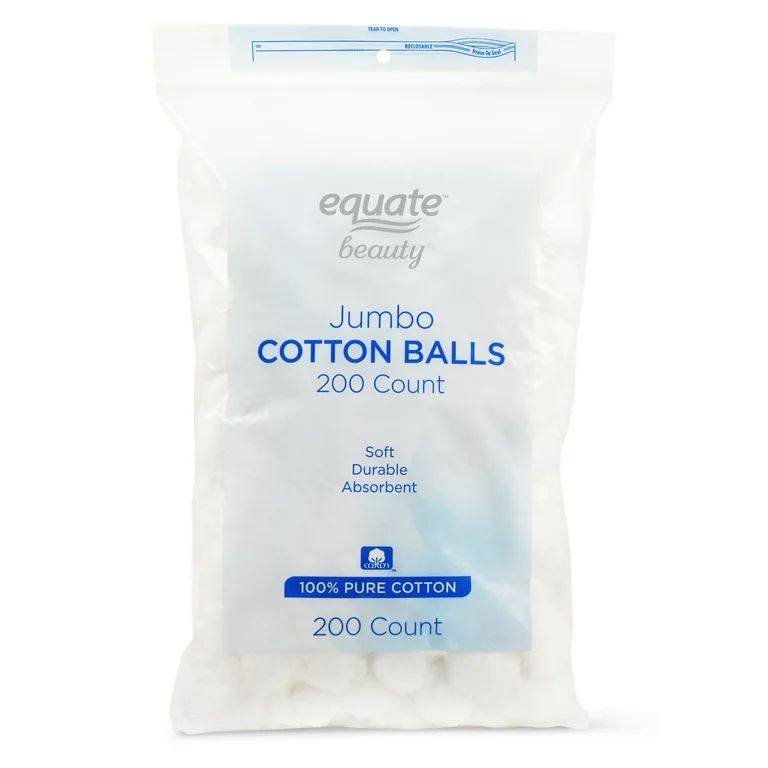 Equate Beauty Jumbo Cotton Balls, 200 Count | Walmart (US)