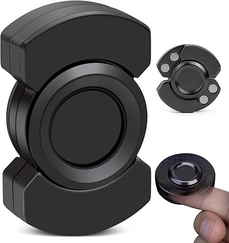 3-in-1 Fidget Spinner, Slider, Clicker| EDC Fidget Toys Adults | Stainless Steel Bearing Stable S... | Amazon (US)